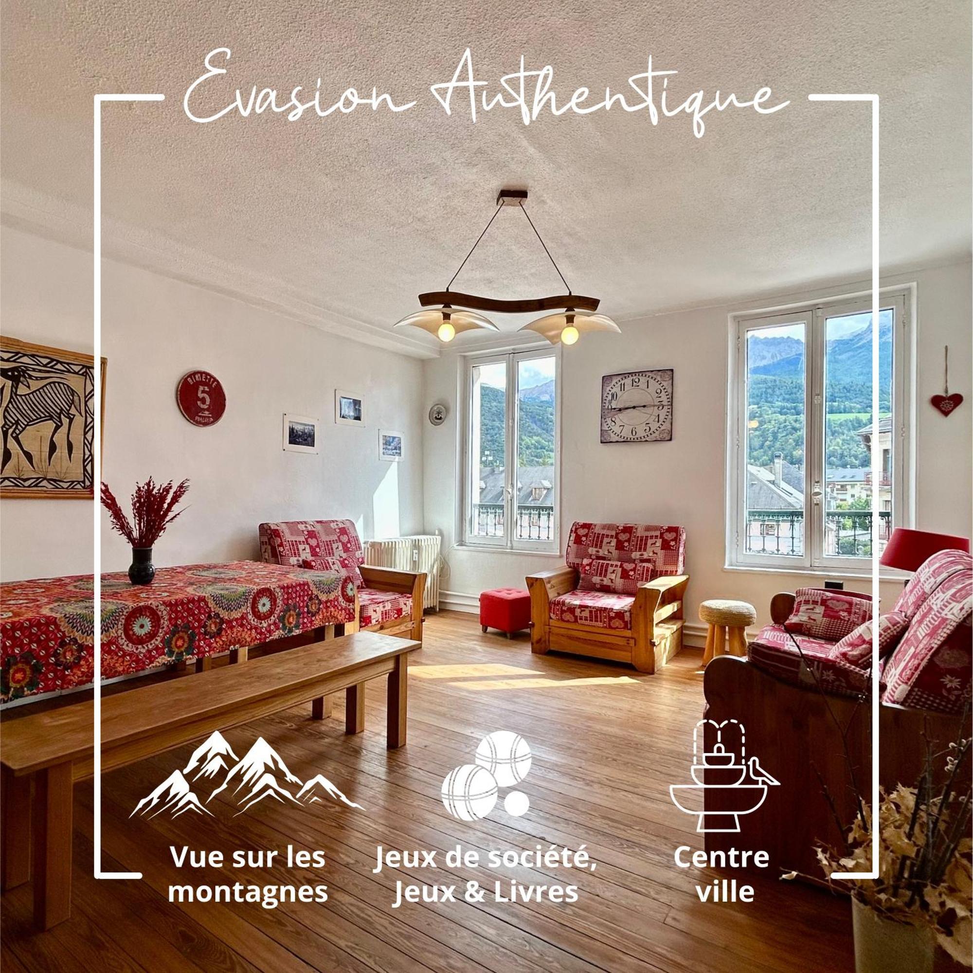 Evasion Authentique - Centre Ville - Jeux De Societe Barcelonnette Exterior photo